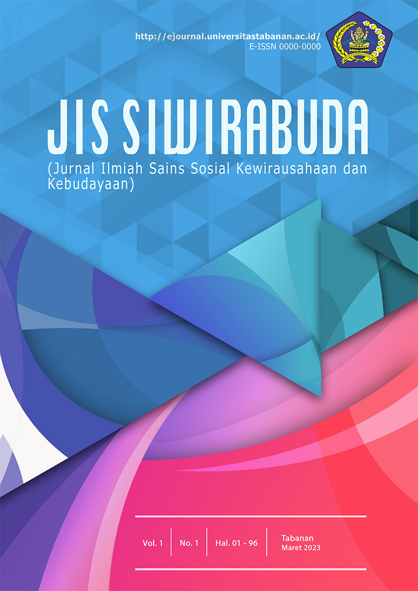 					View Vol. 2 No. 1 (2024): JIS SIWIRABUDA Maret 2024
				