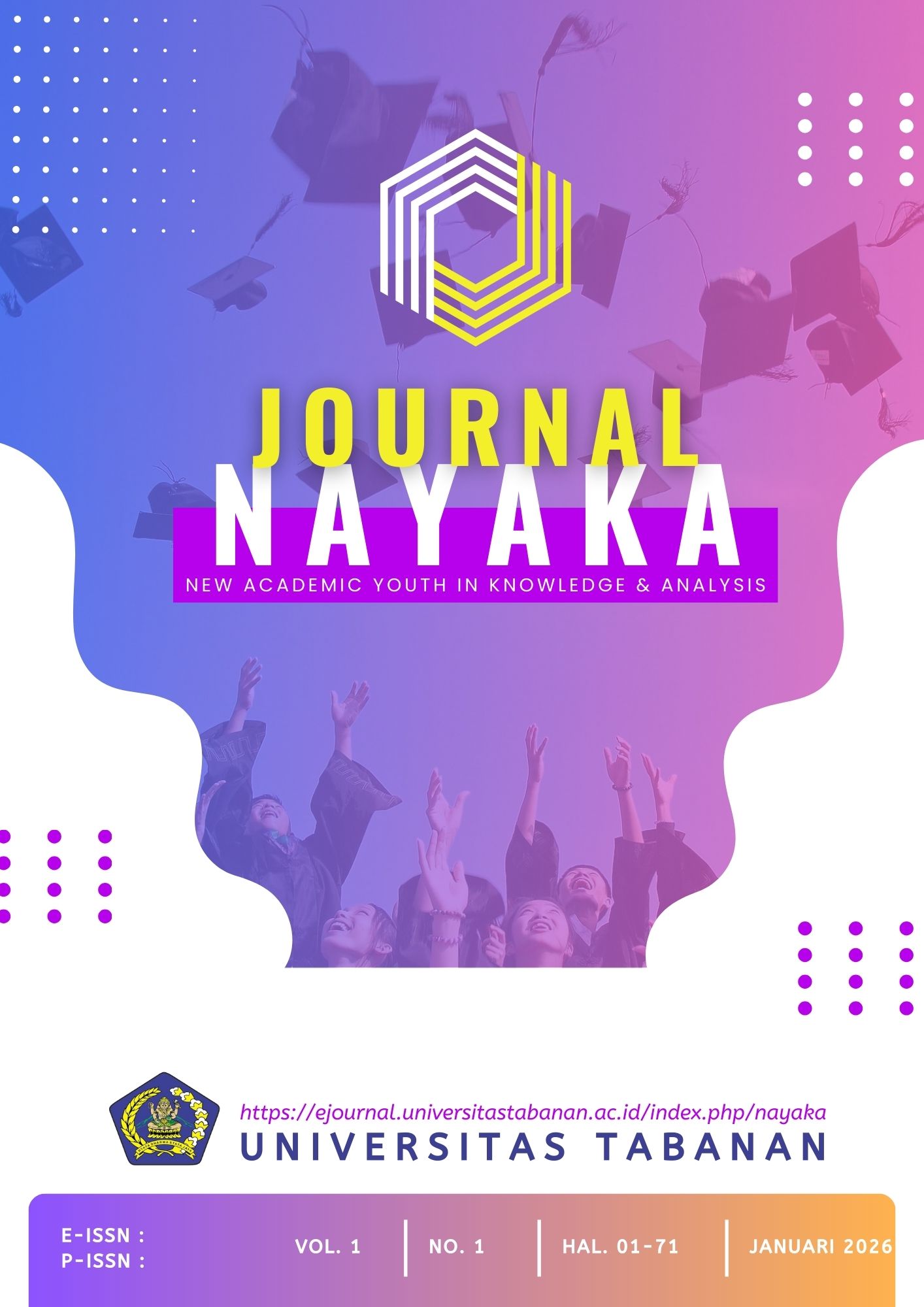 					View Vol. 1 No. 1 (2026): Journal NAYAKA Januari
				